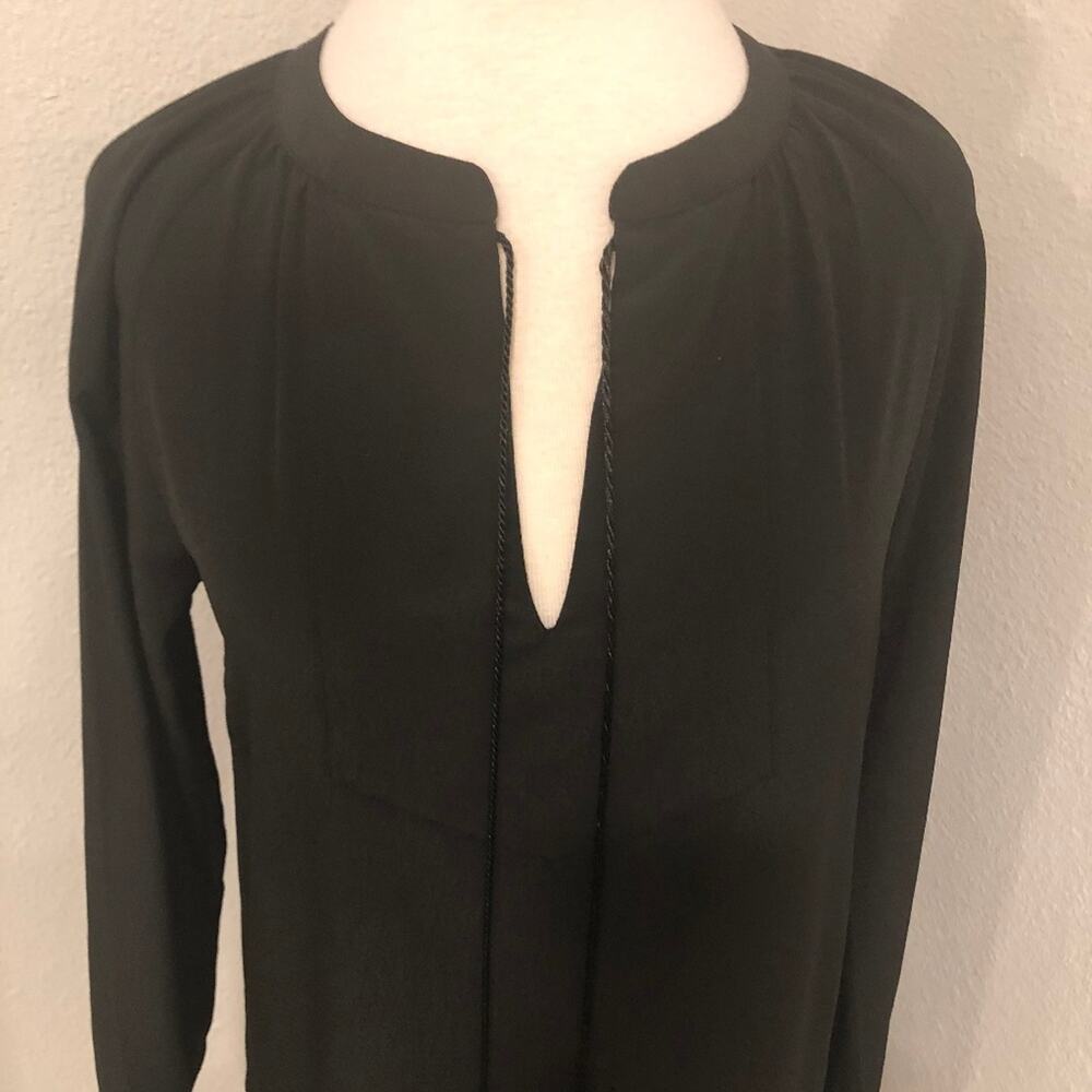 Holly Bracken Black Tunic Dress Tassels
